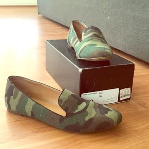 J Crew Addie Camo Loafers